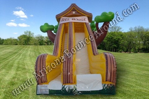 Inflatable tree house slide rental Phoenix Arizona